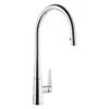 Abode Coniq R Single Lever Kitchen Mixer Tap With Pull Out Chrome -Home Furnishings abode at2119