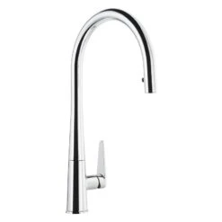 Abode Coniq R Single Lever Kitchen Mixer Tap With Pull Out Chrome