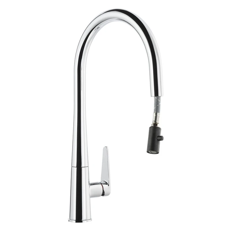 Abode Coniq R Single Lever Kitchen Mixer Tap With Pull Out Chrome 4 Abode Coniq R Single Lever Kitchen Mixer Tap With Pull Out Chrome - Image 2