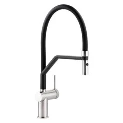 Abode Fraction Semi-Professional Kitchen Mixer Brushed Nickel