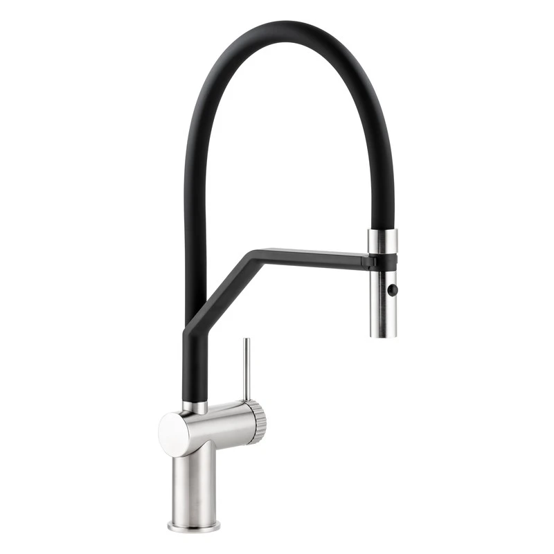 Abode Fraction Semi-Professional Kitchen Mixer Brushed Nickel 3 Abode Fraction Semi-Professional Kitchen Mixer Brushed Nickel