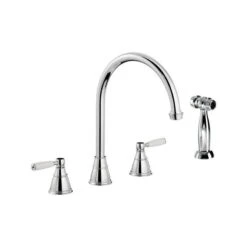 Abode Astbury 3 Part Sink Mixer With Hendon Handspray Chrome