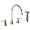Abode Astbury 3 Part Sink Mixer With Hendon Handspray Pewter -Home Furnishings abode at3051