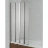 Aquadart Swiftseal Semi Frameless 4 Fold Bath Screen Left -Home Furnishings aquadart aq9357ls