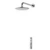Aqualisa ISystem Smart Concealed Shower With Wall Head (HP/Combi) -Home Furnishings aqualisa isda1bfw21