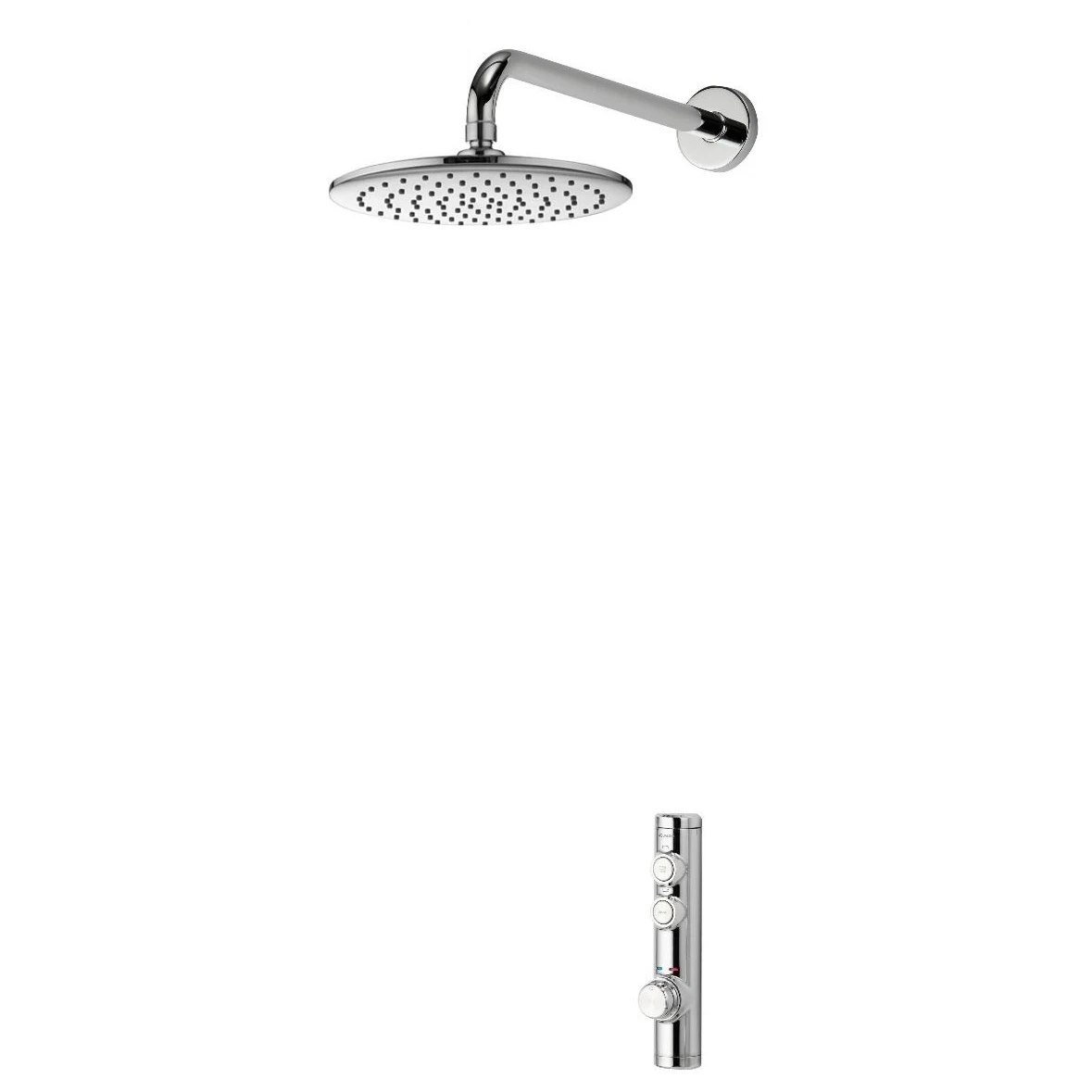 Aqualisa ISystem Smart Concealed Shower With Wall Head (HP/Combi) 3 Aqualisa ISystem Smart Concealed Shower With Wall Head (HP/Combi)