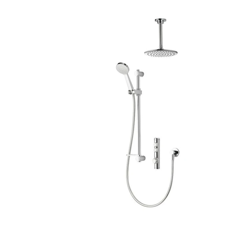 Aqualisa ISystem Smart Concealed With Adjustable & Ceiling Heads (HP/Combi) 3 Aqualisa ISystem Smart Concealed With Adjustable & Ceiling Heads (HP/Combi)