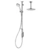 Aqualisa ISystem Smart Exposed With Adjustable & Ceiling Heads (HP/Combi) -Home Furnishings aqualisa isda1evdvfc21