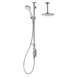 Aqualisa ISystem Smart Exposed With Adjustable & Ceiling Heads (Gravity Pumped)