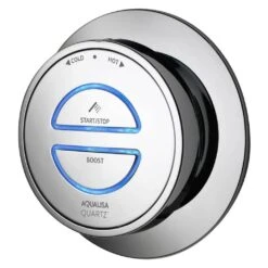 Aqualisa Quartz Classic Smart Shower With Adjustable Head (Gravity Pumped) -Home Furnishings aqualisa qzda2bv20 4