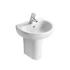 Armitage Shanks Contour 21 Splash 50cm Schools Basin & Semi Pedestal 1 Armitage Shanks Contour 21 Splash 50cm Schools Basin & Semi Pedestal -Home Furnishings armitage shanks s269001 s299401