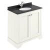 Bayswater Pointing White 800mm 2 Door Basin Cabinet 2 Bayswater Pointing White 800mm 2 Door Basin Cabinet -Home Furnishings bayswater bayf106