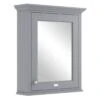 Bayswater Plummett Grey 600mm Mirror Wall Cabinet -Home Furnishings bayswater bayf128