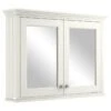 Bayswater Pointing White 1050mm Mirror Wall Cabinet -Home Furnishings bayswater bayf133