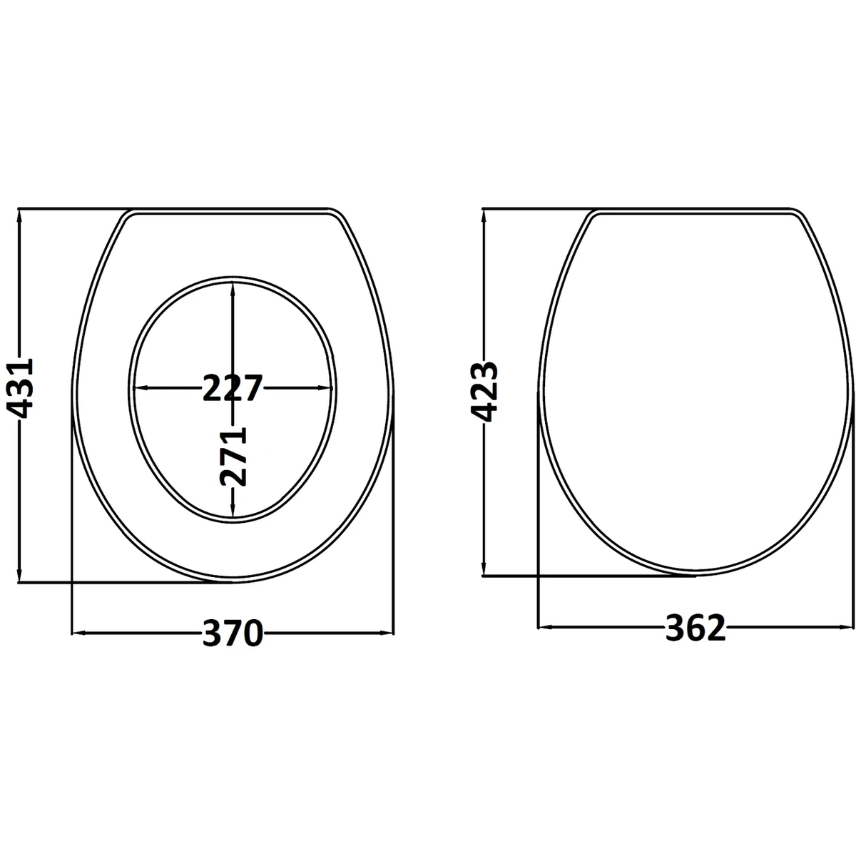 Bayswater Stiffkey Blue Fitzroy Traditional Toilet Seat 4 Bayswater Stiffkey Blue Fitzroy Traditional Toilet Seat - Image 2
