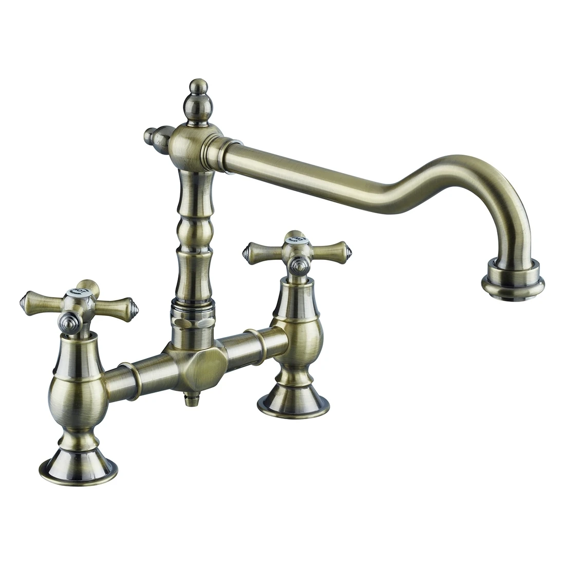 Bristan Colonial Bridge Sink Mixer Antique Bronze 3 Bristan Colonial Bridge Sink Mixer Antique Bronze