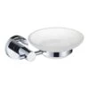 Bristan Round Soap Dish Chrome -Home Furnishings bristan rddishc