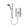 Triton Aspirante 9.5kW Contemporary Electric Shower Brushed Steel -Home Furnishings btl dice0042