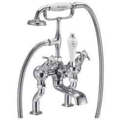 Burlington Anglesey Angled Deck Mounted Bath Shower Mixer
