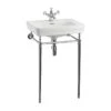 Burlington Contemporary 58cm 1 Hole Basin & Washstand