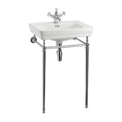 Burlington Contemporary 58cm 1 Hole Basin & Washstand