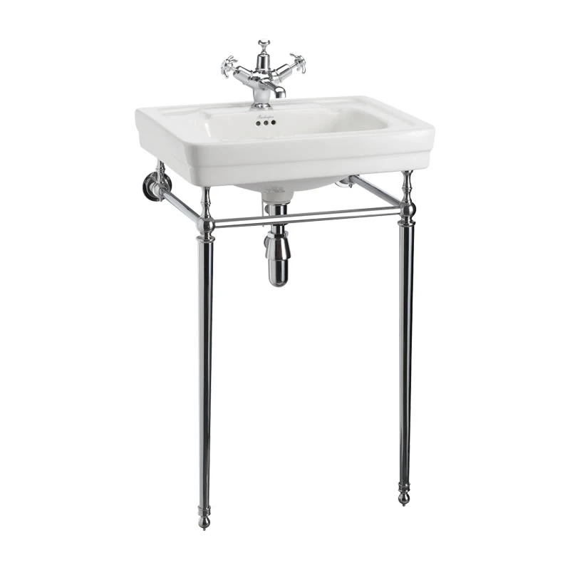 Burlington Contemporary 58cm 1 Hole Basin & Washstand 3 Burlington Contemporary 58cm 1 Hole Basin & Washstand