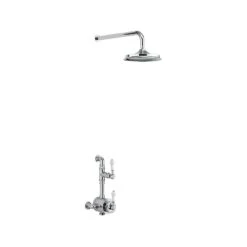 Burlington Stour Exposed Thermostatic Shower With 6″ Rose