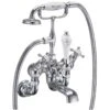 Burlington Claremont Regent Angled Wall Bath Shower Mixer