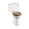 Burlington Regal Close Coupled Toilet With 52cm Push Button Cistern -Home Furnishings burlington p12 c2