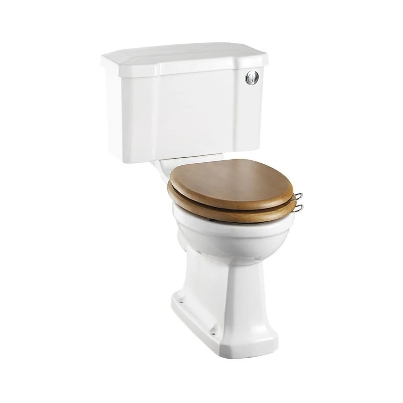 Burlington Regal Close Coupled Toilet With 52cm Push Button Cistern 3 Burlington Regal Close Coupled Toilet With 52cm Push Button Cistern
