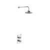 Burlington Trent Thermostatic Single Outlet Shower Valve With Rose