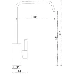 Carron Phoenix Ardenza Kitchen Sink Mixer Tap -Home Furnishings carron phoenix 1150605463 2