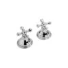 Cifial Edwardian Pair Of Deck Bath Valves Chrome -Home Furnishings cifial 34890ed