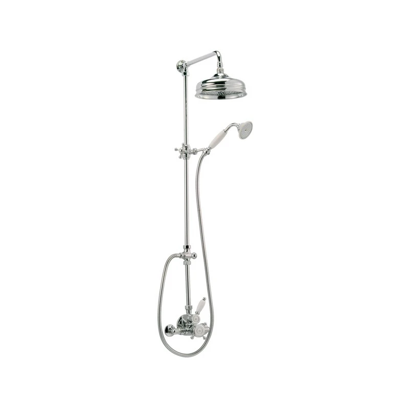 Cifial Traditional Thermostatic Shower Column Chrome 3 Cifial Traditional Thermostatic Shower Column Chrome