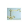 Clearwater Baroc Mono Sink Mixer With Swivel Spout English Gold