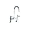 Clearwater Dephini Bridge Sink Mixer Chrome 2 Clearwater Dephini Bridge Sink Mixer Chrome -Home Furnishings clearwater de3cp