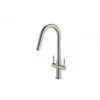 Clearwater Topaz Kitchen Sink Mixer Tap J Spout Brushed Nickel -Home Furnishings clearwater top20bn