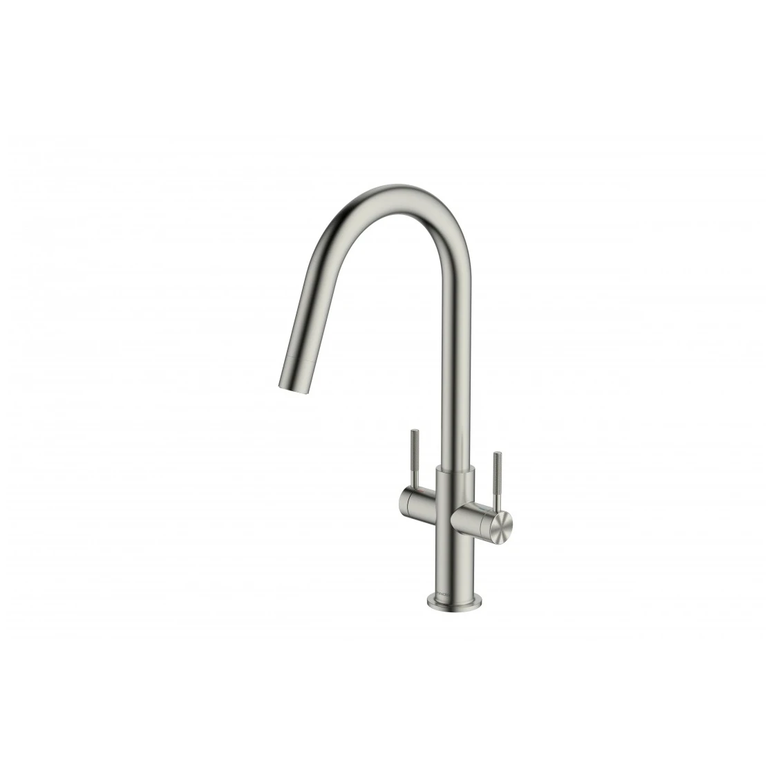 Clearwater Topaz Kitchen Sink Mixer Tap J Spout Brushed Nickel 3 Clearwater Topaz Kitchen Sink Mixer Tap J Spout Brushed Nickel