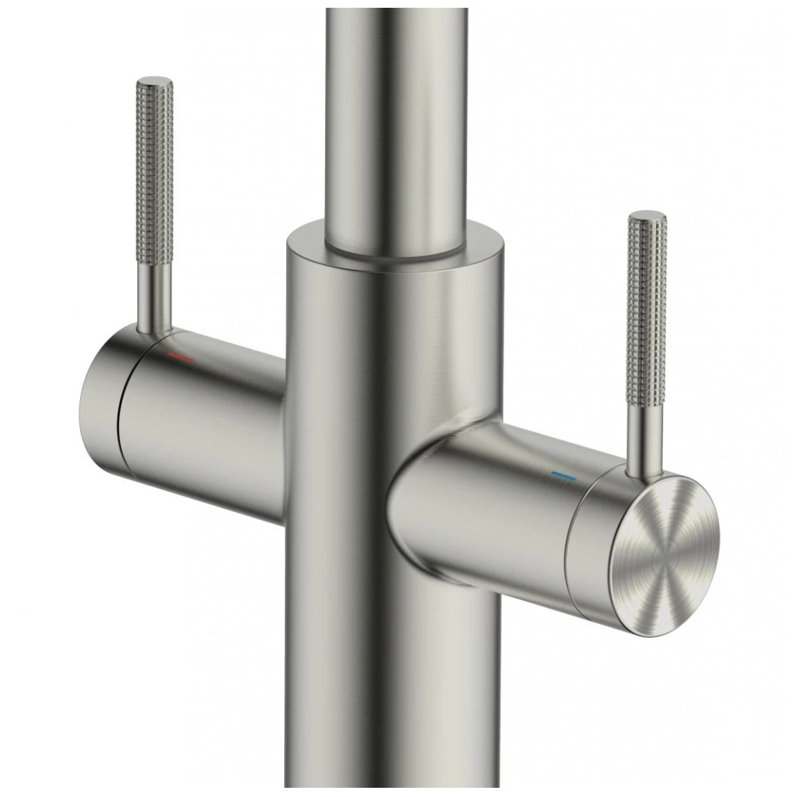 Clearwater Topaz Kitchen Sink Mixer Tap J Spout Brushed Nickel 5 Clearwater Topaz Kitchen Sink Mixer Tap J Spout Brushed Nickel - Image 3