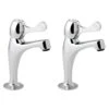Deva Lever Action Contract Sink Pillar Taps -Home Furnishings deva cntl03