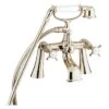 Deva Coronation Pillar Mounted Bath Shower Mixer Gold 2 Deva Coronation Pillar Mounted Bath Shower Mixer Gold -Home Furnishings deva cr23 501
