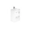 Essential Vermont Floor Unit & Basin 2 Drawer 800mm White -Home Furnishings essential efp401wh