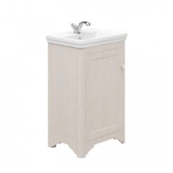 Essential Maine 500mm Floor Cloakroom Unit & Basin Cashmere Ash