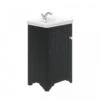 Essential Maine 500mm Floor Cloakroom Unit & Basin Graphite Grey -Home Furnishings essential efp801gg