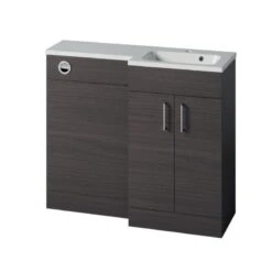 Essential Montana L-Shape 1000mm Urban Grey Right Hand Vanity Unit