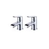 Essential Napo Basin Pillar Taps Chrome -Home Furnishings essential et1303