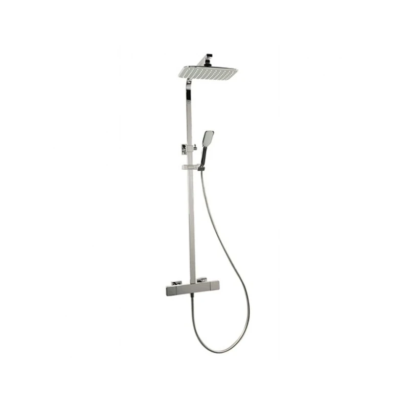 Essential Nine Xtreme Square External Thermostatic Shower Chrome 3 Essential Nine Xtreme Square External Thermostatic Shower Chrome