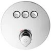 Flova Allore Concealed Thermostatic GoClick 3 Outlet Trim Only -Home Furnishings flova altgo3trim