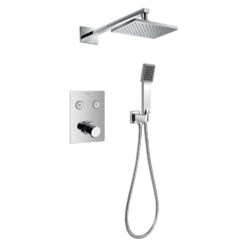 Flova Cascade GoClick Thermostatic 2 Outlet Shower Set