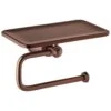 Flova Liberty Toilet Roll Holder With Shelf Bronze -Home Furnishings flova li8989 orb
